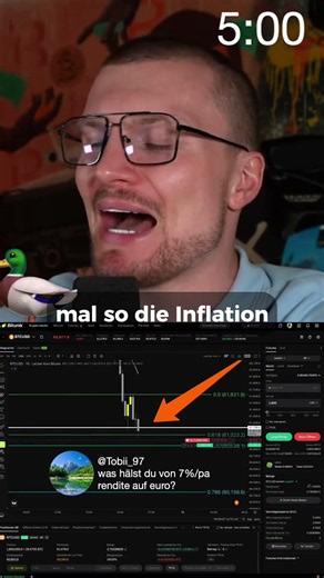 Awesome, 7% per year in euros? 🚨⚠️ #livetrading #cryptolivetrading #btc #eth #xrp #euro #return