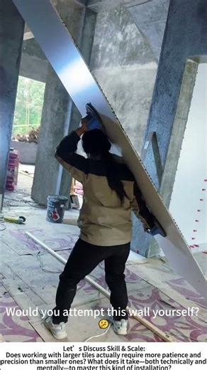 The Art of Scale: Installing Large-Format Tiles 🧱