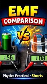 circuit connection for comparison of emf of two cells ||Physics practical 🔎