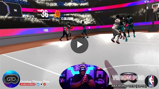 I Just Tried National Basketball Association (NBA) “World View (Alpha)” on Vision Pro and… this is actually kind of wild🤯!! This is completely different from Court View (formerly Tabletop Mode)… | Jeremy Duncan