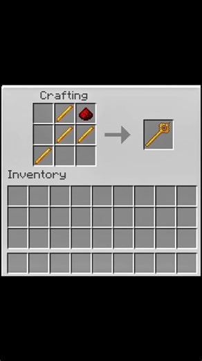 Minecraft me craft a wand #minecraft​ #mcpe​ #shorts​​​​ ​​​#youtubeshorts