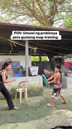 Pati kapatid nadamay hahaaha self-training tayo muna. #athlete #silat | Dyn Bravo