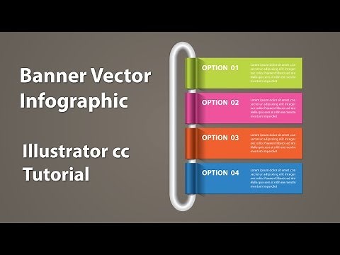 Graphic Design | banner Vector Infographic | illustrator CC Tutorial