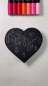 295K views · 3.9K reactions |  Creating a pink drip heart! 勺 #drip #heart #pink #art #artistomg | Gaspi - Artist Oh My God | Facebook