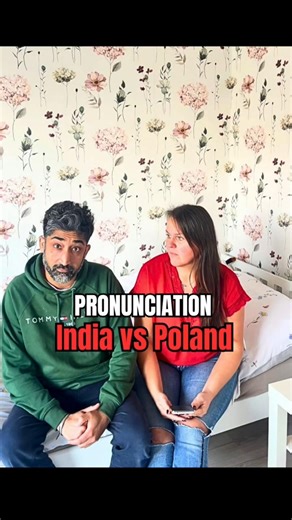 Indian English vs Polish English | Funny Couple Accent Test #funnycouple #couplecomedy