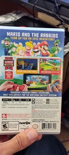 🍄 Mario + Rabbids: Kingdom Battle 🐇 - Nintendo Switch 2 ✌️ - unboxing 📤 #foryou #shorts #vlog #viral