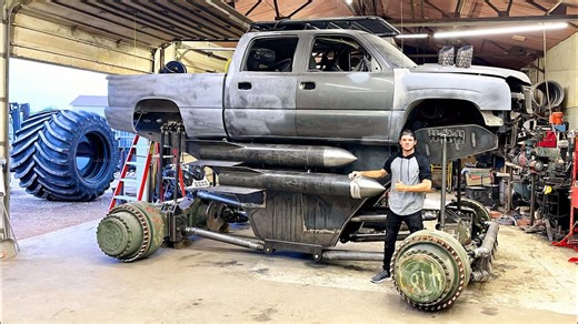 I put missiles on a 50,000 lb monster truck