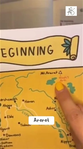 Using Bible maps to follow the storyline #shorts