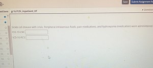 SaveSubmit Assignment fogr1ci12h_inpatient_07QuestionSickl... | Filo