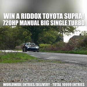 🎌Win this next level 720hp Riddox Toyota Supra RZ MK4 2JZ-GTE manual! To enter click learn more or type Monky London Comps into Google, worldwide entries/delivery🌍 Factory TT manual JDM import with a humongous specification list. Featured in many tuner magazines with numerous awards this MK4 has had an absolute fortune spent on her. 720hp @ 1.4 bar of boost, fantastic condition throughout & extremely fast in competent hands, ready for a new loving hooligan🚀 Full write up / specification / pic