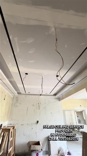 False Ceiling Sling Work| Step by Step Installation#viralvideo#interiordesign #roommakeover#viral