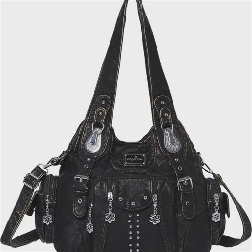 New Black Angel Kiss Bag Limited Edition Vintage Shoulder Bag Cute Pockets Grunge 90s Y2K Punk Faux Leather Bag Luxury Purse Designer Bag - Etsy Australia