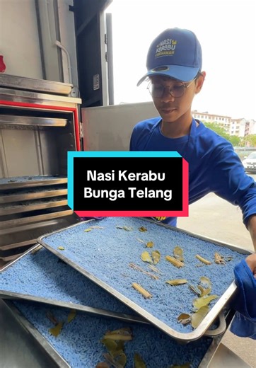 Cara Memasak Nasi Kerabu Bunga Telang yang Sedap