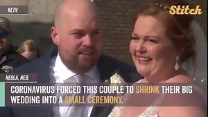 6.9K views · 98 reactions | Their ceremony may have been small, but friends and family found a big way to show love to these newlyweds.  | WXII 12 NEWS | Facebook