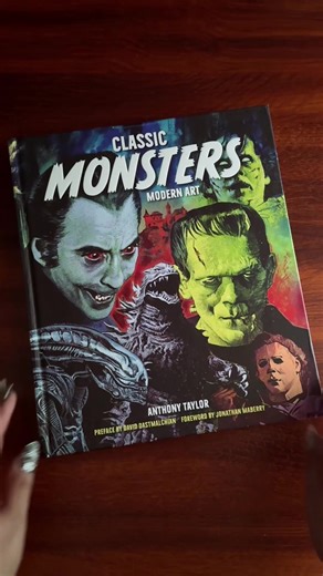 🔪 It’s Friday the 13th… the perfect night to revisit the monsters that shaped horror Classic Monsters, Modern Art is your ultimate horror art compendium: 65 artists, iconic creatures, and a deep dive into the evolution of monster cinema. #Horrortok #Monsters #fridaythe13th