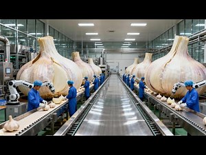 Inside a Modern Garlic Powder Factory: From Farm to Spice(Full Process)