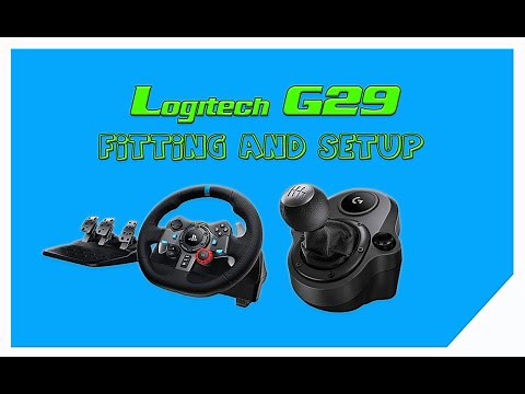How to setup a Logitech G29 steering wheel and Shifter on a PC