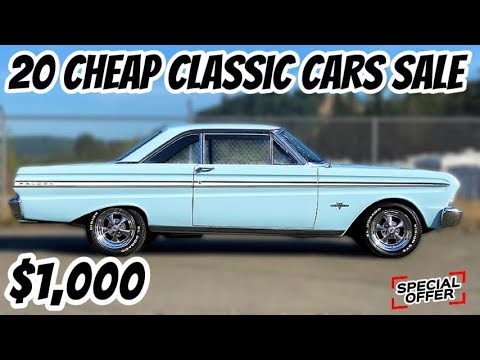 20 Cheap Classic Cars! Up for Sale by Owners, Today's Garage Gold Finds !!