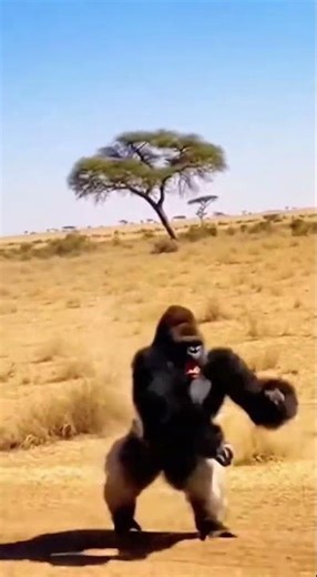 Silverback Gorilla THROWS Cheetah! (Instant Regret)