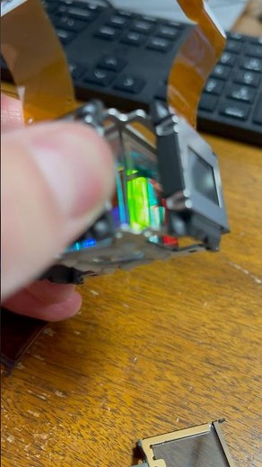 What the inside of a projector looks like - LCD Crystal View
