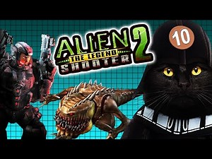 ALIEN SHOOTER 2 THE LEGEND (10) Mission 16 Repel an attack / Mission 18 Inspect the complex