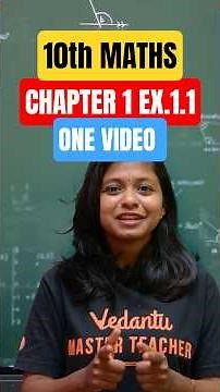 10th Maths Chapter 1 Exercise 1.1 & Examples ONE SHOT Live Clas | TN state board | Shravanee mam