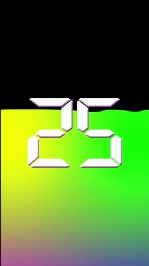 60 to 0 Digital Countdown Timer With Sound Effect Every Second.‪@cool_timer‬