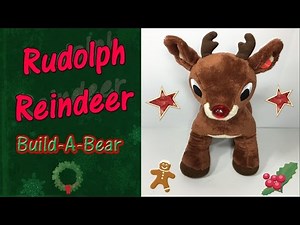 RUDOLPH REINDEER Plush Build-A-Bear Toy 🎄