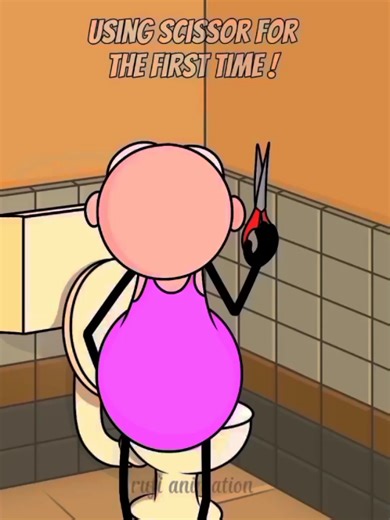 Usando tijeras por primera vez: Memes graciosos