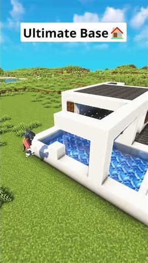 Minecraft Ultimate Modern Base🏠 #shorts