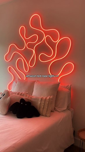 Colorful LED Rope Light Installation Ideas for Home Decor