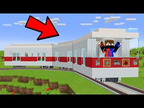 I Created A Working Train for YouTubers in Minecraft