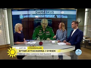 Efter kemvapenattacken i Syrien - nu hålls FN-toppmöte på Österlen - Nyhetsmorgon (TV4)