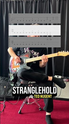 Stranglehold - Ted Nugent (Intro Riff Play-Along)