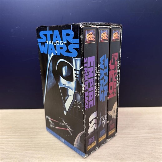 Vintage 1995 Star Wars VHS Box Set | Original Trilogy THX Digitally Mastered "face" Edition | Retro Sci-fi Home Cinema | Unique Gift for Dad - Etsy