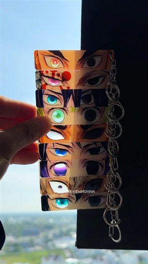 Keychain Display: My Personal Demon Slayer Lineup