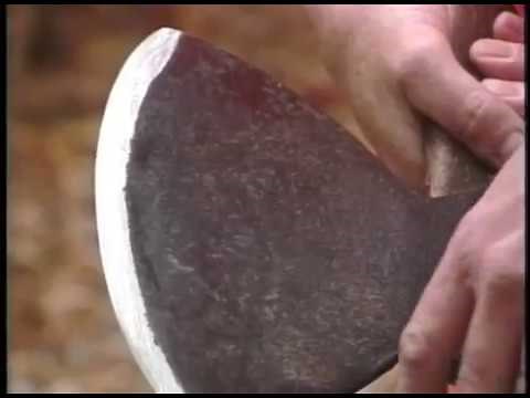 Hand Hewing, From Tree to Beam