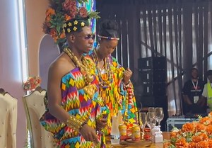See Moses Bliss and Marie Wiseborn's traditional wedding - MyJoyOnline