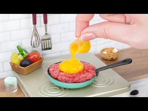 Easy Miniature Bacon Guacamole Grilled Cheese Sandwich Recipe | Tiny Sandwich by Miniature Cooking