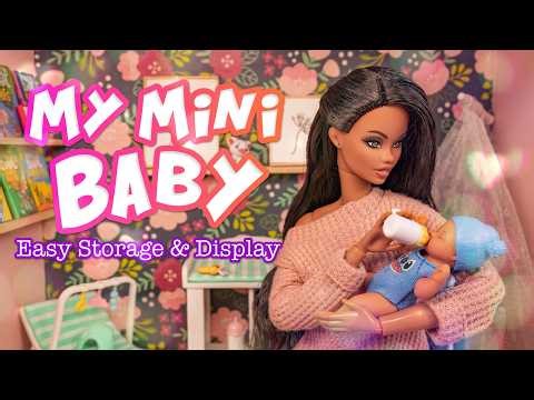 My Mini Baby Easy Storage & Display | DIY Nursery | Dollar Tree Finds