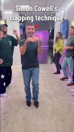 Why is Simon Cowell clapping like that? 🤣