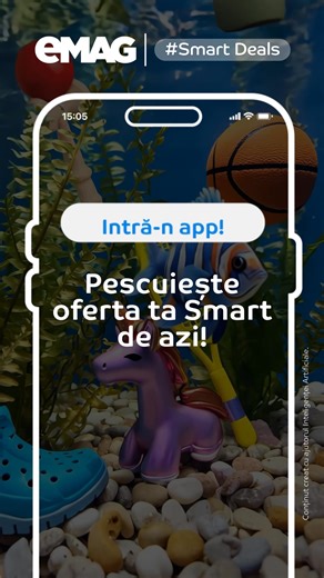 🐠 De Smart Deals pe eMAG, peștele Smarty te invită în căutarea ofertei perfecte pentru tine. #SmartDeals #eMAG | eMAG