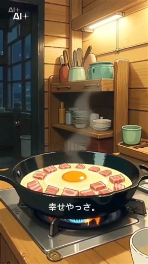 Midnight Spam & Egg from Okinawa 🌙#AI飯テロ #深夜飯テロ#GhibliFood #foodtok #ai料理