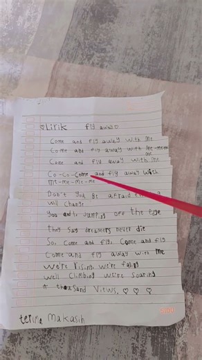 tutorial fly away song and lirik