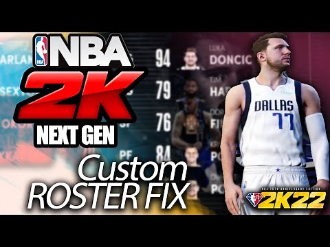 NBA 2K22 Next Gen - Tutorial Custom Roster in Freestyle Practice mode (PS5 or Xbox series X / S)