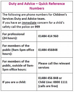 Worried about a child? - KSCP