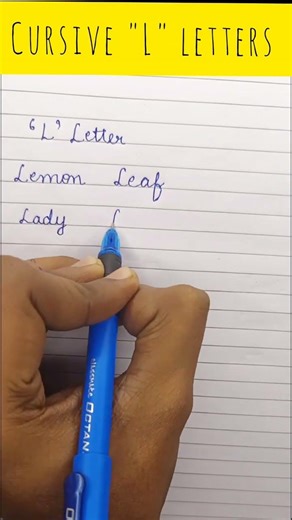 cursive "L" letters