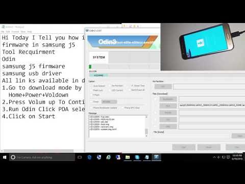 Samsung Galaxy J5 - How to install firmware