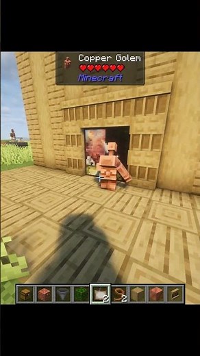 Copper Golem the Painter #minecraft #minecraftbuilding