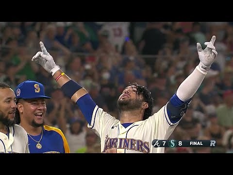CRAZY ENDING IN SEATTLE!! Mariners get 2 homers to win after Braves score 5 to take lead in 9th!!